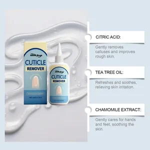South Moon Cuticle Remover detail showing key ingredients like Citric Acid and Oil.