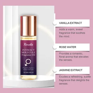 Ein tragbares Parfümöl mit Noten von Vanille, Rosenwasser und echtem Jasminextrakt.