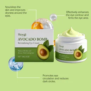 Hoygi Avocado Bomb revitaliserende oogcrème met voedende ingrediënten en gladde textuur