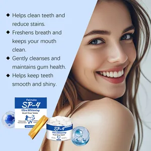 Detail van de Feimuko SP-4 whitening mondspoeltabletten voor een extra frisse adem.