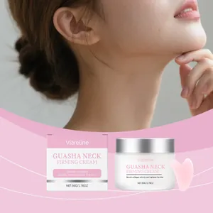 Crema Reafirmante para el Cuello con Retinol y Colágeno para Mujer Set de Cuidado del Cuello con Tabla Gua Sha Producto para la Piel