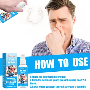 Dowmoo 60ml Furzspray Scherzartikel mit Gebrauchsanweisung für Aprilscherze und Partys