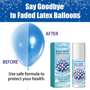 Comparaison avant-après de l'éclat des ballons avec le spray anti-oxydation Dowmoo formule sûre