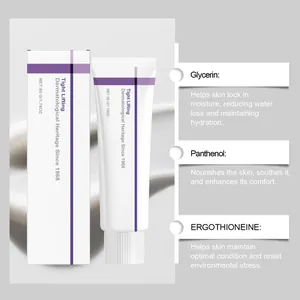 Hydraterende gezichtscrème detail met Glycerine, Panthenol en Ergothioneïne