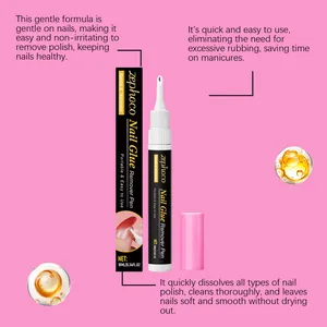 Quick-acting zephoco nail glue remover pen with gentle formula for clean healthy nails