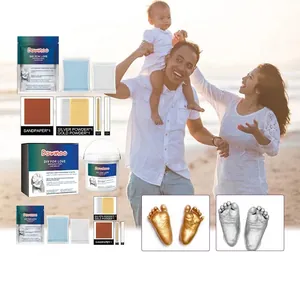 DIY Handafdruk Set Koppel 3D Gips Handvorm Set Romantisch Jubileum Huwelijk Cadeau Voor Volwassenen Familie Handgemaakt
