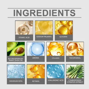 Liste détaillée des ingrédients du savon à la citronnelle OCEAURA avec acide hyaluronique
