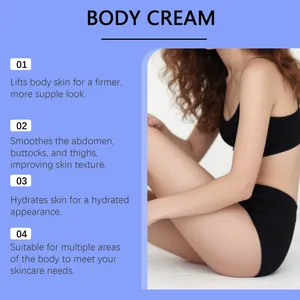 Détail montrant les bienfaits de la crème hydratante pour le corps à la myrtille bio.