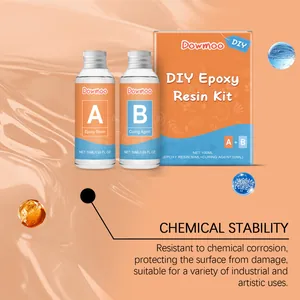 Kit de resina epoxi transparente de alta estabilidad para joyería y arte industrial