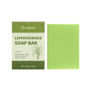 Savon à la citronnelle OceAura pour un nettoyage en profondeur et exfoliant 100g