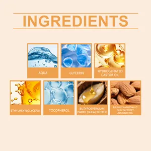 Vista detallada de los ingredientes naturales del aceite corporal de manteca de karité