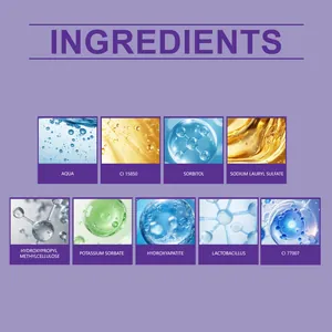 Liste détaillée des ingrédients du dentifrice violet avec hydroxyapatite et lactobacilles
