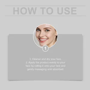 Step-by-step skincare guide for using hydrating nicotinamide roller essence serum