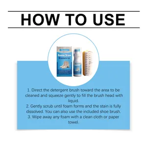 Guide d'utilisation du kit de détachage BRUNIZO pour chaussures et bottes en daim et nubuck