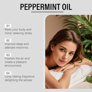 Vorteile von Pfefferminzöl für Aromatherapie, Massage und Entspannung im Wellness