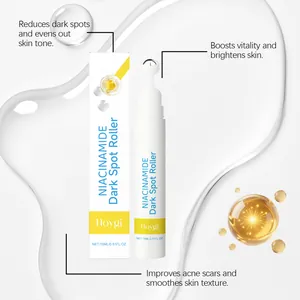 Hoygi Niacinamide dark spot roller serum with hydrating liquid texture and roller head