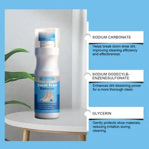 Vue détaillée montrant les ingrédients actifs du nettoyant efficace pour daim