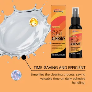 Efficient car adhesive remover spray with fast cleaning process for surfaces 100ml bottle