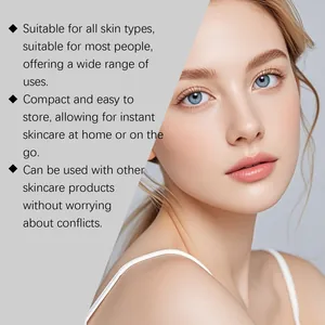 Benefits of Niacinamide Roller Serum for all skin types shown on detail page.
