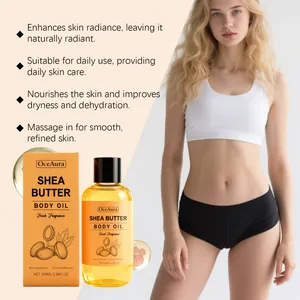 Aceite corporal de karité OceAura para una piel radiante y nutrida, frasco de 100ml