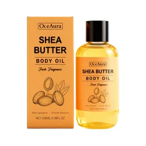 Aceite corporal OceAura de manteca de karité para hidratación suave de la piel 100ml