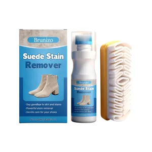 Kit de nettoyage professionnel Brunizo pour daim avec nettoyant 100 ml et brosse