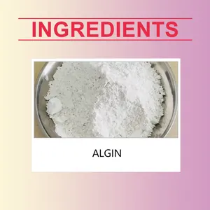 Détail de l'ingrédient en poudre d'alginate pour le kit de moulage de mains 3D DIY