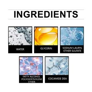 Ingredient list for car glass oil film cleaner showing safe chemical components