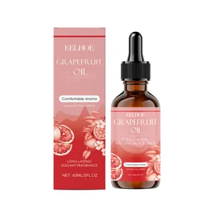 Olio essenziale di pompelmo EELHOE in flacone da 60 ml con confezione floreale