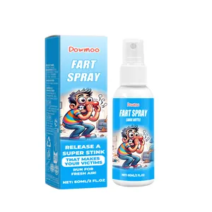 Dowmoo 60ml Furzspray Scherzartikel für den ersten April mit Gestank und Comic-Etikett