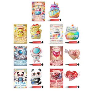 Colección de sets de globos Dowmoo con varias formas de dibujos animados para fiestas