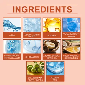 Liste détaillée des ingrédients du savon de bain marocain OCEAURA avec des huiles bio.