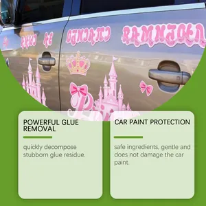 Professional multifunctional glue remover for car paint protection and adhesive residue removal