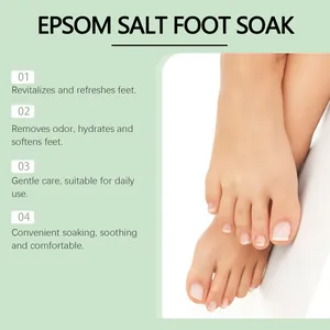 Beneficios del baño de pies con sal de Epsom para pies hidratados y frescos