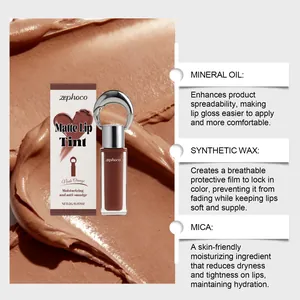 Detaillierte Inhaltsstoffliste für Zephoco Nude Orange Matte Lip Tint feuchtigkeitsspendend