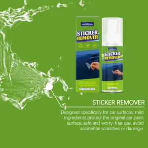 Effective 100ml Homonth sticker remover spray for safe car surface adhesive cleaning.