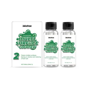 Kit nettoyant multi-surfaces JAKEHOE avec deux flacons de 30 ml et boîte blanche