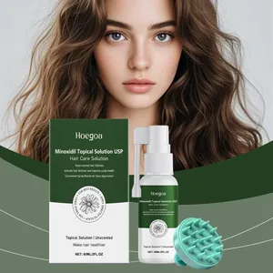 HOEGOA Hair Nourishing Spray 60ml With Scalp Massage Comb For Hair Growth And Follicle Revitalization Daily Scalp Care Spray