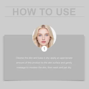 Detailed guide with instructions on how to use gentle facial scrub for skin cleansing
