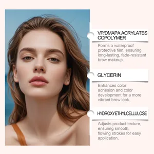 Dettagli ingredienti penna per sopracciglia liquida per trucco waterproof a lunga durata