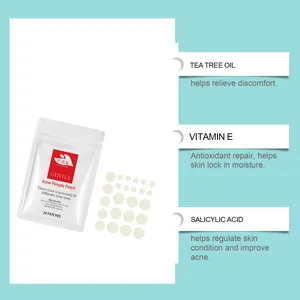 Parches HANCHOBIT para el Acné con Aceite de Árbol de Té, Vitamina E y Ácido Salicílico