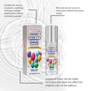 Dowmoo Balloon Shiny Spray for latex balloons to enhance long-lasting gloss and shine