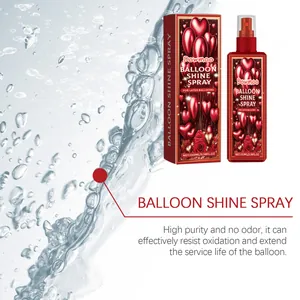 Detail van ballon glansspray met hoge zuiverheid en bescherming tegen oxidatie.