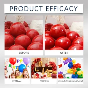 Detailed results of latex balloon shine spray for festival and wedding decorations