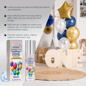Dowmoo 60ml balloon shiny spray for long-lasting latex balloon luster and high gloss