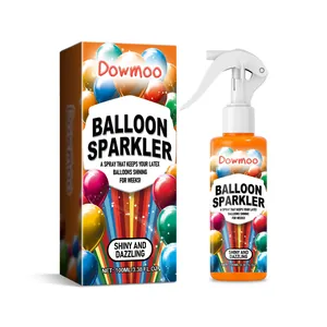 Spray abrillantador de globos Dowmoo 100ml con empaque colorido para brillo duradero