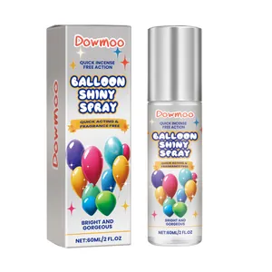 Professional Dowmoo 60ml balloon shiny spray and box for long-lasting gloss and shine