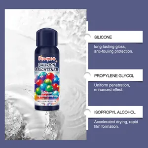 Spray lucidante per palloncini Dowmoo con ingredienti per una brillantezza duratura