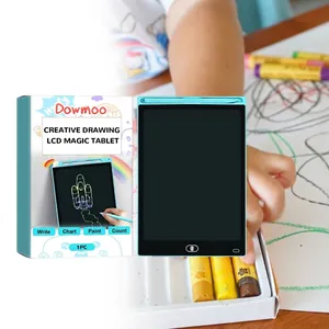 Kreatives LCD-Schreibtablett Für Kinder Tragbares Zeichenbrett Magisches Pad Pädagogisches Elektronisches Grafisches Notizblock Cyan