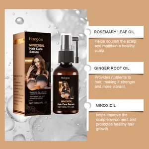 Hoegoa 30ml Minoxidil herbal hair care serum with ginger and rosemary for scalp health